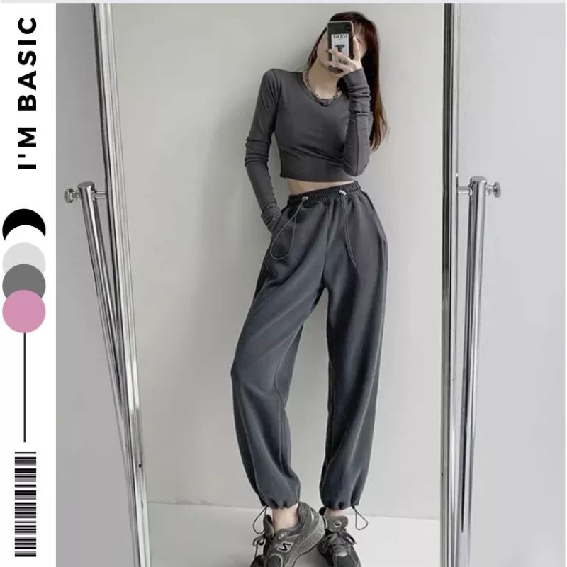 Quần joggers nữ