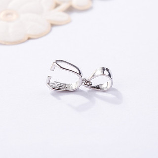 Móc bạc 925 để móc mặt phật, mặt hồ ly, mặt tỳ hưu làm đồ handmade diy - cb400