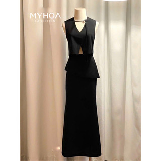 MYHOA| Quennie Set Công Sở Basic Kate Hàn Mượt Không Nhăn TKCC