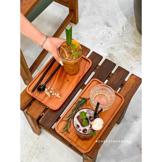(FREE KHẮC LOGO) Khay gỗ decor mã 23  - xưởng LUXI decor
