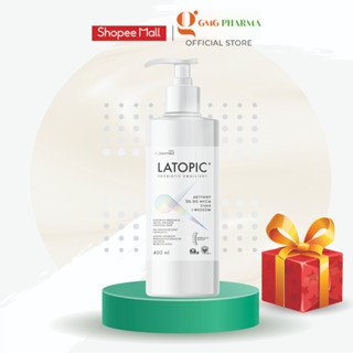  Gel tắm gội dành cho da dị ứng kích ứng Latopic Body and Hair Wash Gel 400ml 