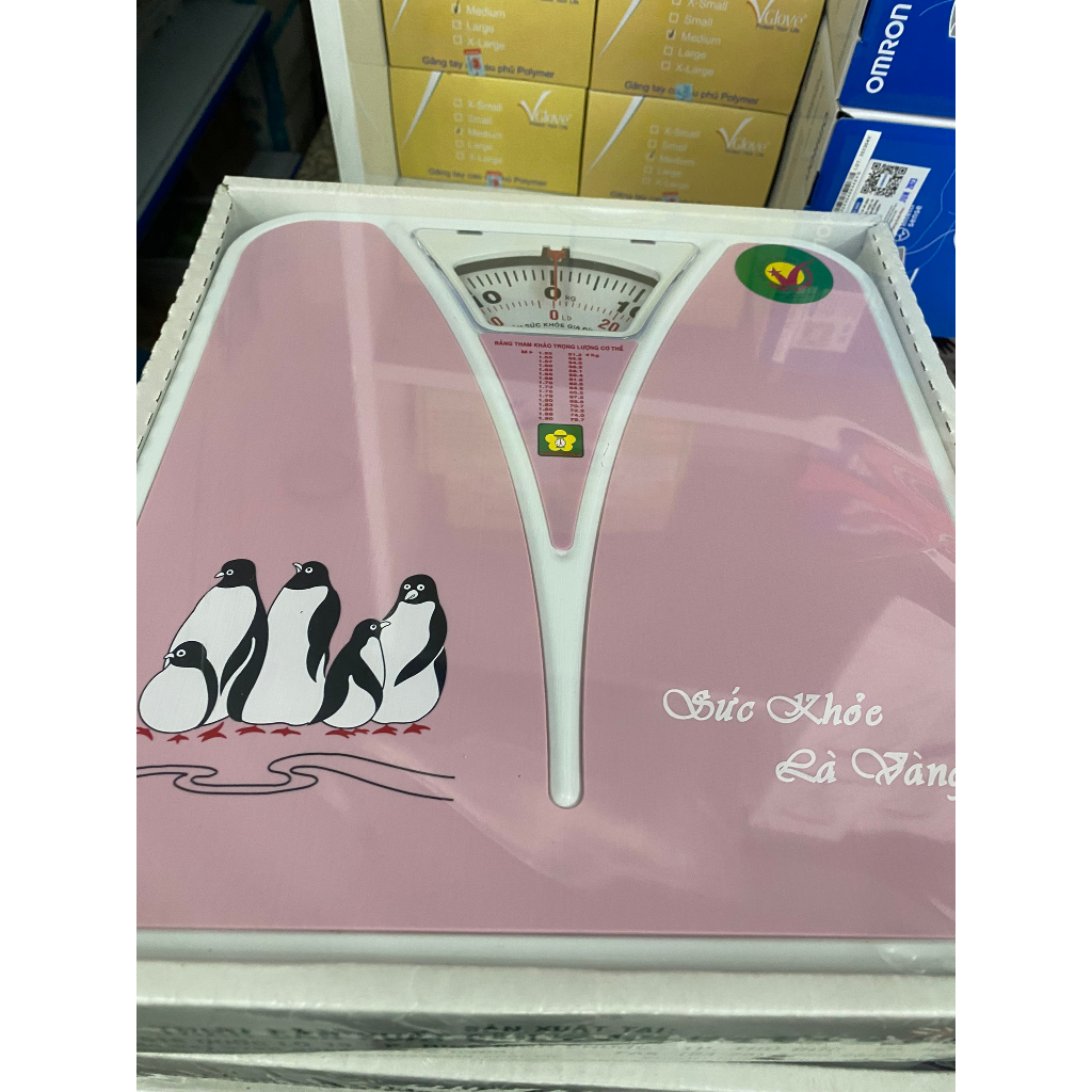 Cân Sức Khỏe Cơ Học Nhơn Hòa 120kg - màu ngẫu nhiên