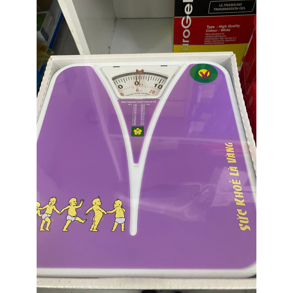 Cân Sức Khỏe Cơ Học Nhơn Hòa 120kg - màu ngẫu nhiên