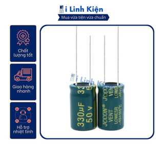 Tụ hóa 50v 330uf 10x17mm tần số cao chất lượng tốt.