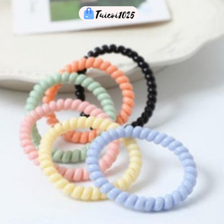 Dây Thun Buộc Tóc Lò Xo Phong Cách Hàn Quốc Nhiều Màu Sắc