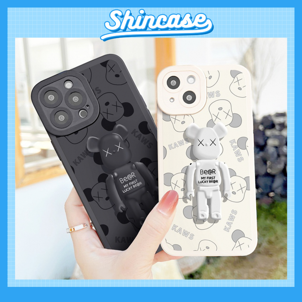 Ốp lưng iphone First Bear cạnh vuông 6/6plus/6s/6splus/7/7plus/8/8plus/x/xs/11/12/13/14/pro/max/promax/plus/shin/case