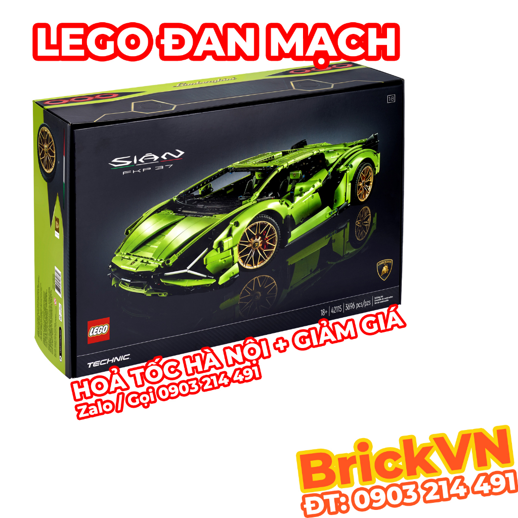 LEGO TECHNIC 42115 Siêu Xe Lamborghini Sian FKP 37
