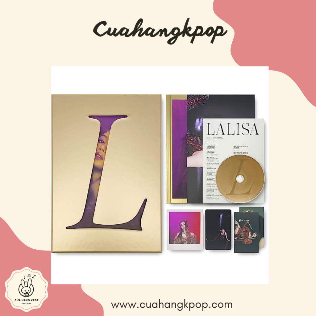 ALBUM LALISA Đen Vàng có sẵn LISA