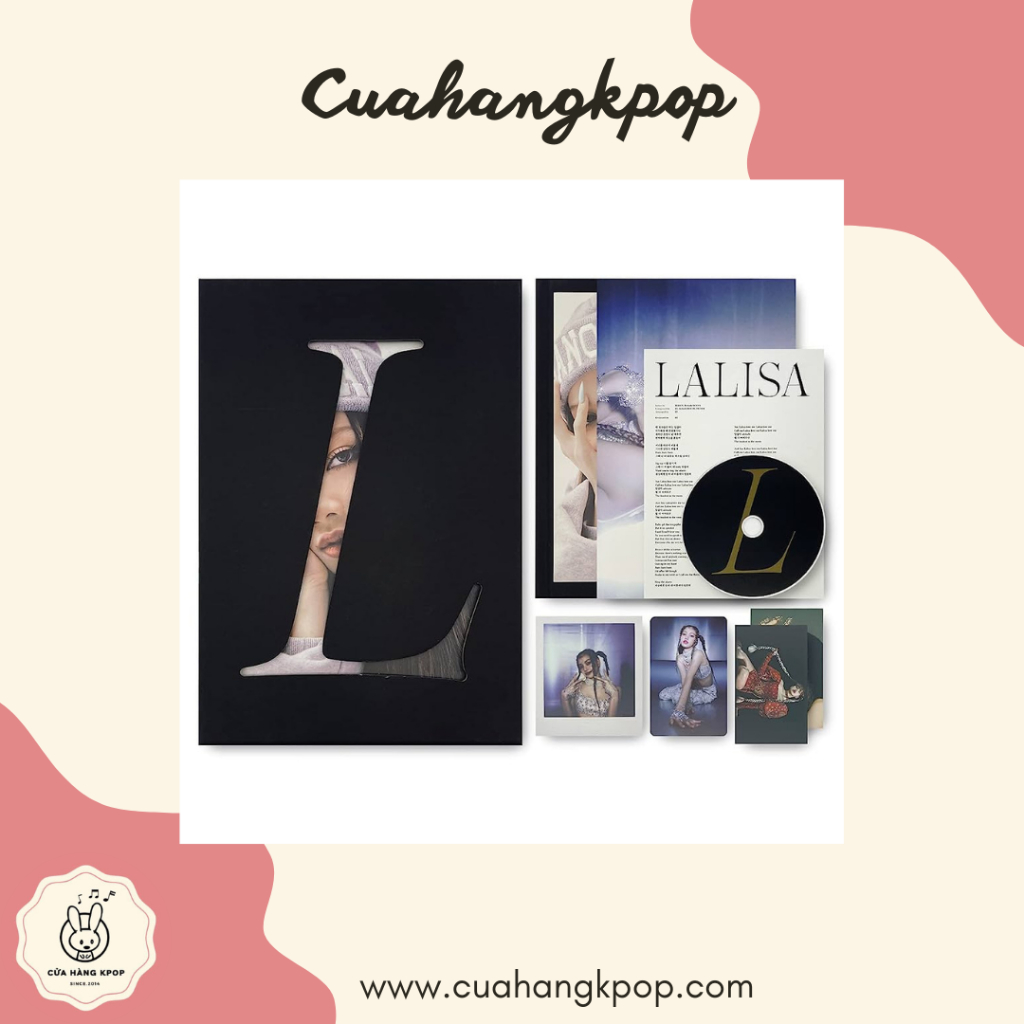 ALBUM LALISA Đen Vàng có sẵn LISA