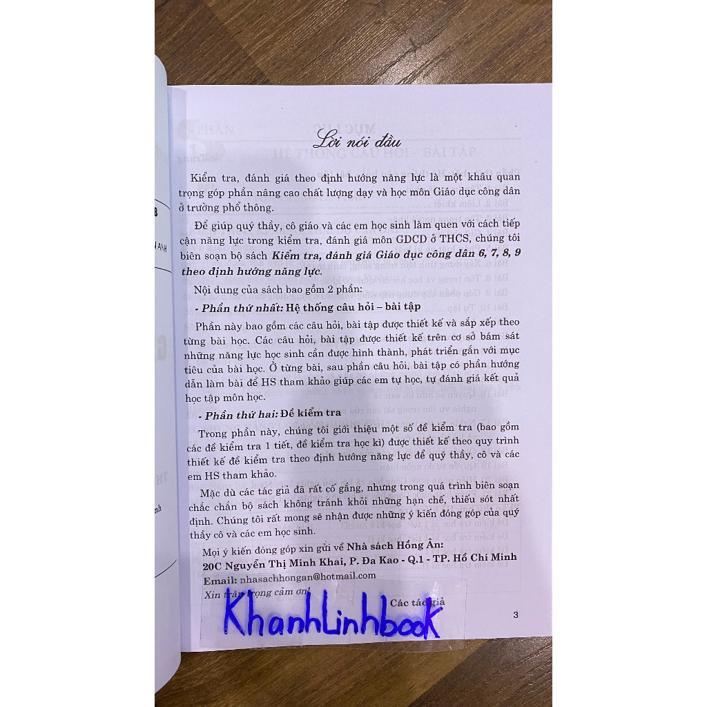Sách - Kiểm Tra Đánh Giá Giáo Dục Công Dân 8