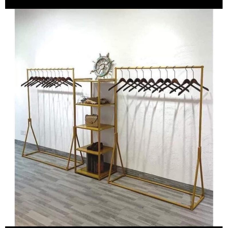 Kệ treo quần áo thông minh chân chữ Y,1tầng bằng sắt sơn tĩnh điện 3 lớp.1m5x1m5