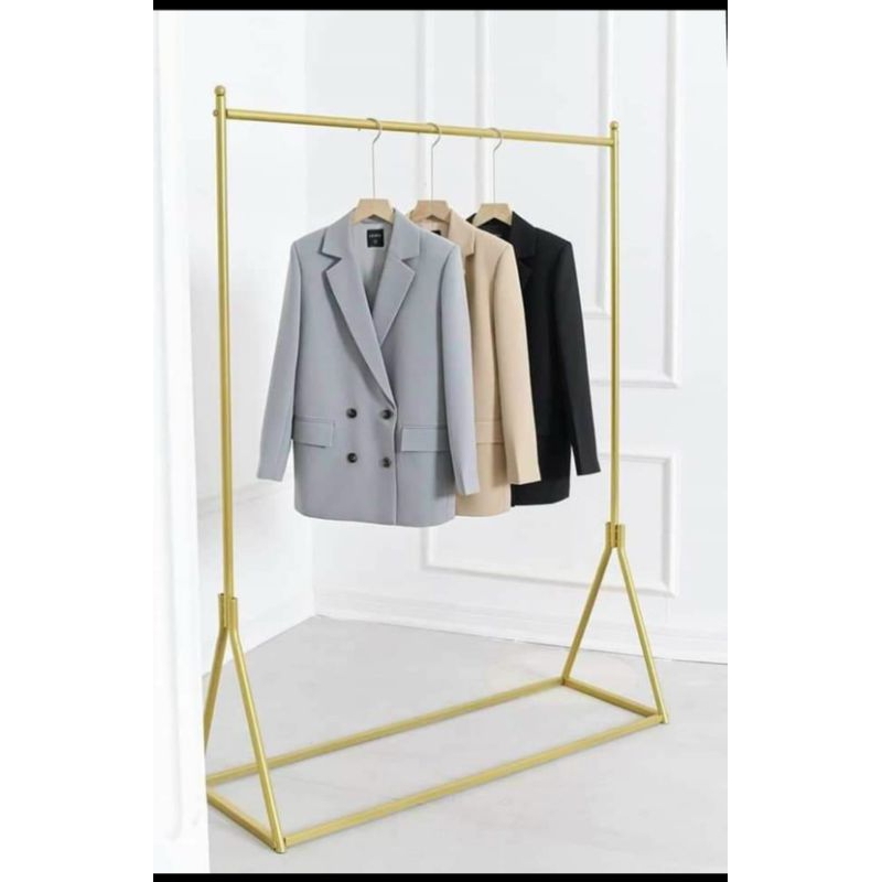 Kệ treo quần áo thông minh chân chữ Y,1tầng bằng sắt sơn tĩnh điện 3 lớp.1m5x1m5