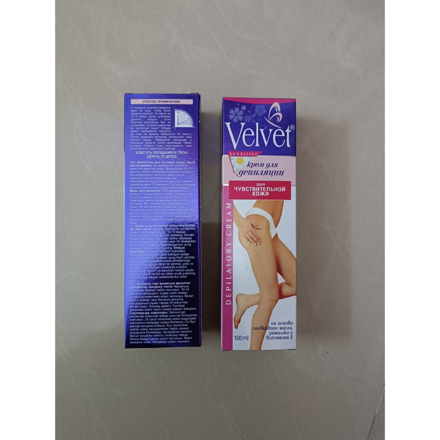 Kem Tẩy Lông Velvet Nga 100ml