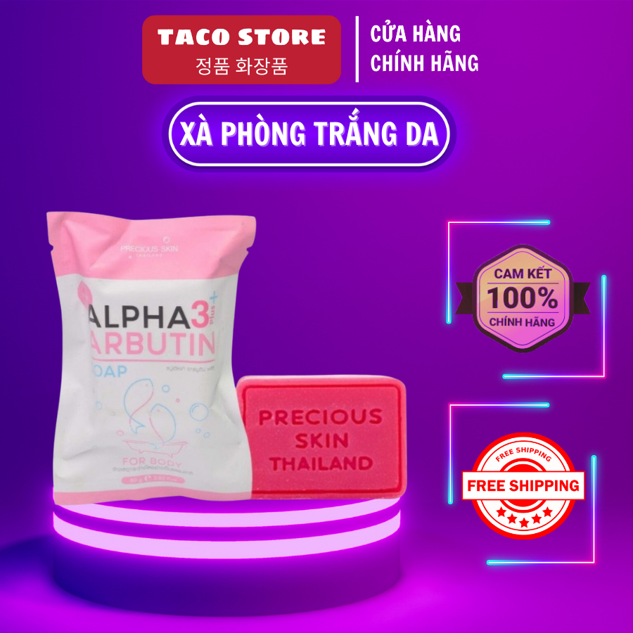 Xà Phòng Tắm Trắng Alpha Arbutin Thái Lan 80g