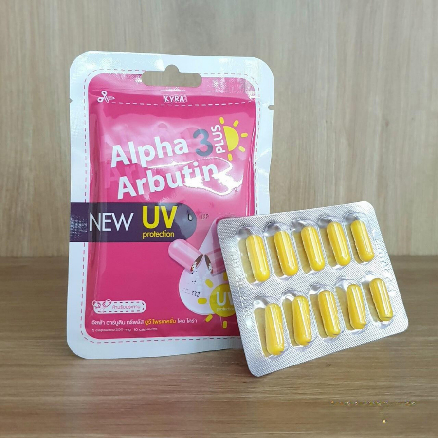 Viên Trắng Da Alpha ArButin Thái Lan