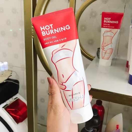 Kem Tan Mỡ Missha Hot Burning Perfect Body Gel Giúp Săn Chắc Da, Tạo Dáng Thon Gọn 200ml Hàn Quốc