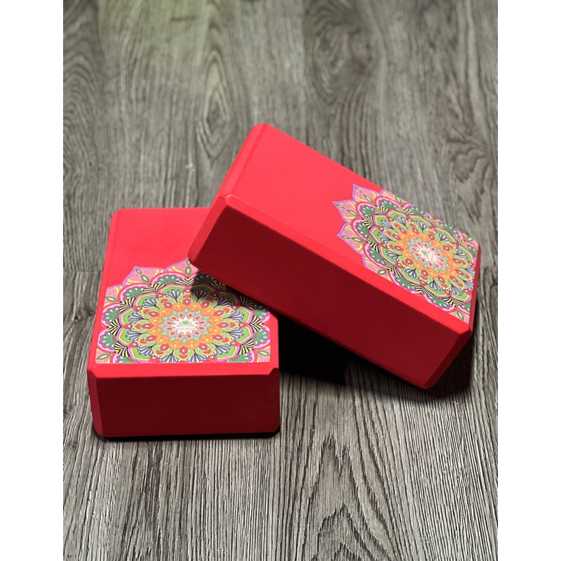 Gạch tập yoga - Thư viện Yoga - Khối lượng 220gr, size 23cm x 15cm x 8cm