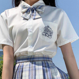 Áo sơ mi ngắn tay thêu hoa brand Kawashima