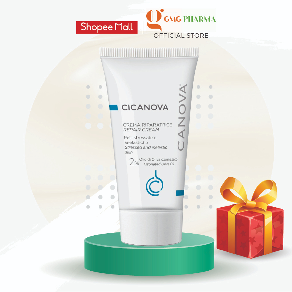 Kem sẹo ban đêm giảm nguy cơ hình thành sẹo Canova Cicanova - Crema Riparatrice, Repair Cream 50ml
