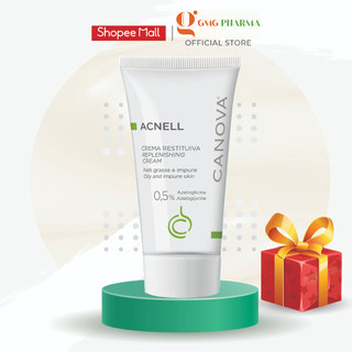 Kem ngừa mụn ban đêm dành cho da mụn, da kích ứng, nhạy cảm Canova Acnell- Replenishing Cream 50ml