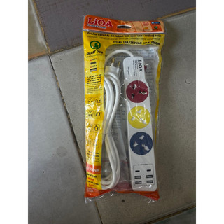 Ổ cắm điện lioa đa năng kèm cổng sạc usb