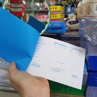 Biên nhận 2 liên kt 10.5x14.5cm