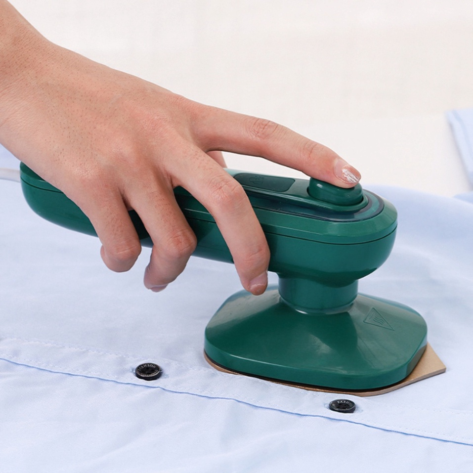 Bàn Là Ủi Hơi Nước Cầm Tay Du Lịch xanh Gọn Nhẹ Công Suất 33w, Bàn Là Hơi Nước Cầm Tay Bảo Hành Chính Hãng