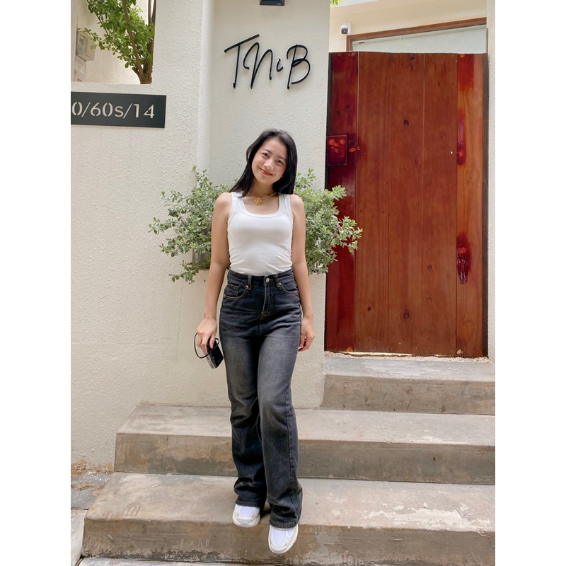 ÁO BA LỖ TRẮNG ÁO THUN SÁT NÁCH TRƠN BASIC