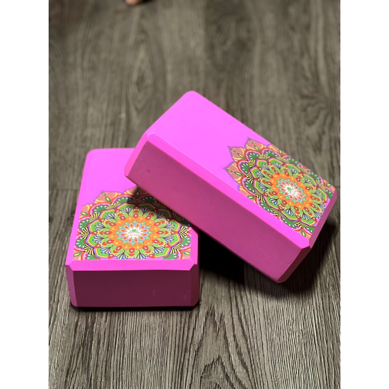 Gạch tập yoga - Thư viện Yoga - Khối lượng 220gr, size 23cm x 15cm x 8cm