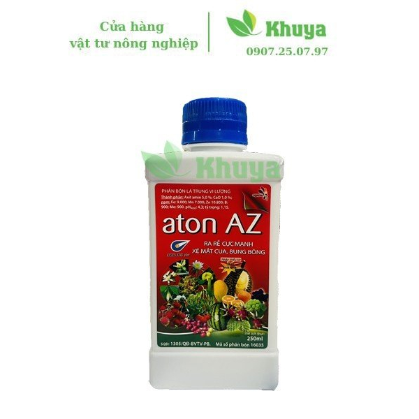 Phân bón lá trung vi lượng Aton Az 250ml Ra rễ cực mạnh