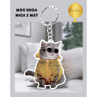 Móc khoá mèo Vàng xịn