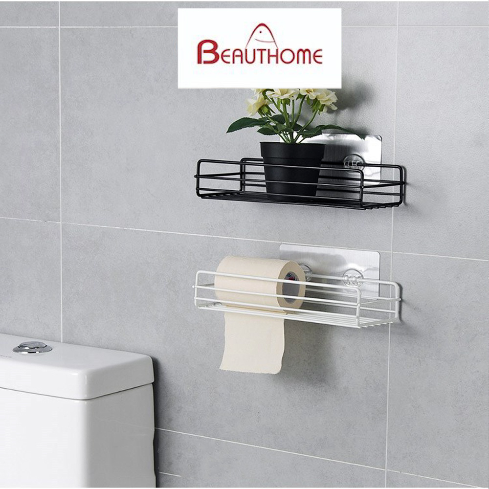 Giá Dán Tường Trang Trí - Giá Treo Tường Đựng Dầu Gội, Bình Hoa, Decor - Kệ Để Đồ Nhà Tắm