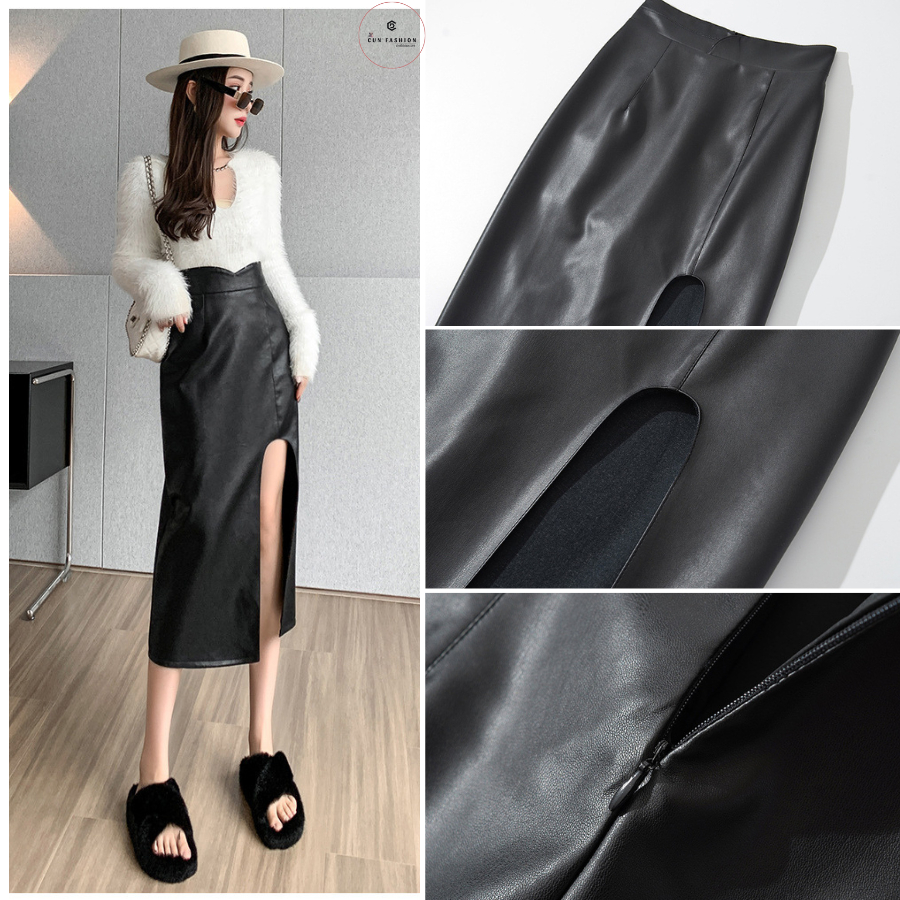 Chân váy dáng dài xẻ tà ,chân váy dài cạp lưng cao chất liệu cao cấp chuẩn form cho nữ đẹp phong cách sang xịn mịn VD07