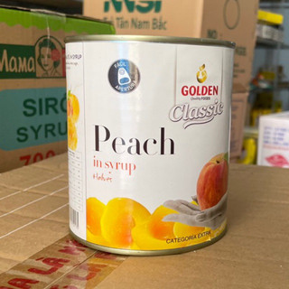 Thùng đào ngâm golden 12 lon 820g
