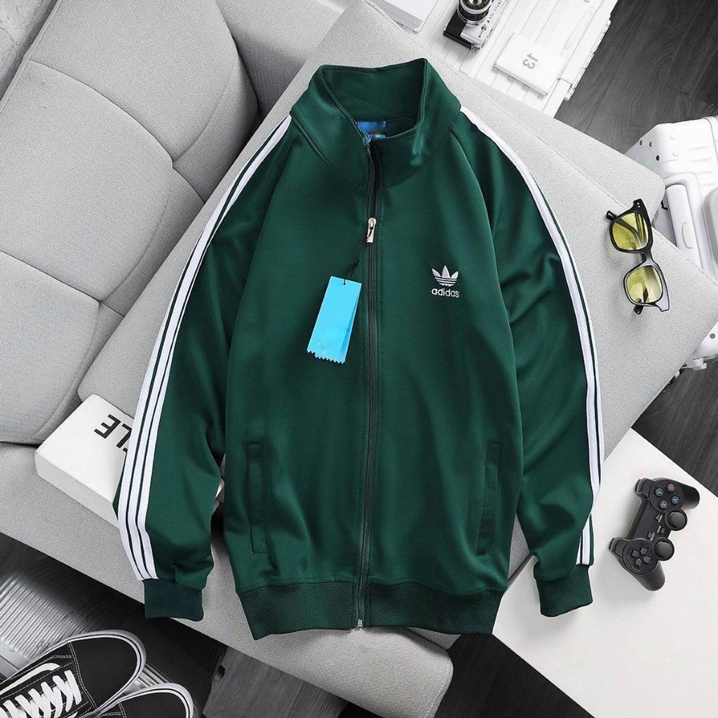 Áo nỉ khoá 3 sọc tay Logo ADI.das MOSSSHOPUNISEX