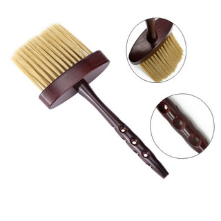 Chổi Phủi Tóc Barber Cán Gỗ