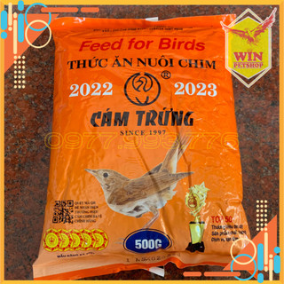 Thức ăn cho chim, cám làm mồi câu cá [Cám trứng ba vì-500Gam]
