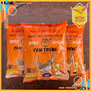 Thức ăn cho chim, cám làm mồi câu cá [Cám trứng ba vì-500Gam]