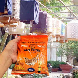 Thức ăn cho chim, cám làm mồi câu cá [Cám trứng ba vì-500Gam]
