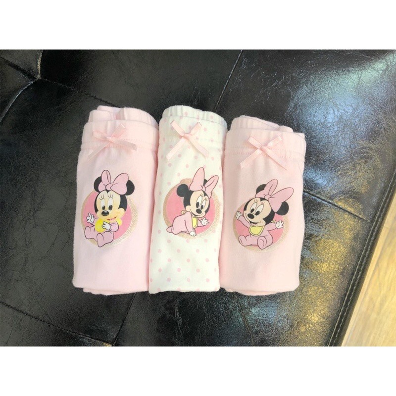 Set 3 quần chip đùi TEENGO hình hoạt hình đáng yêu cho bé gái từ 7-36kg