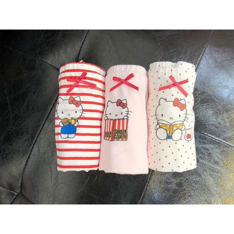 Set 3 quần chip đùi TEENGO hình hoạt hình đáng yêu cho bé gái từ 7-36kg