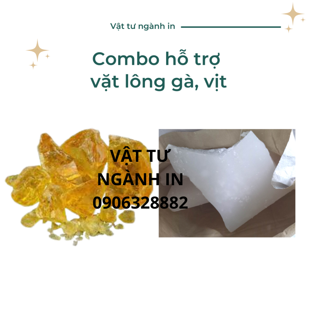 Combo hỗ trợ vặt lông gà vịt