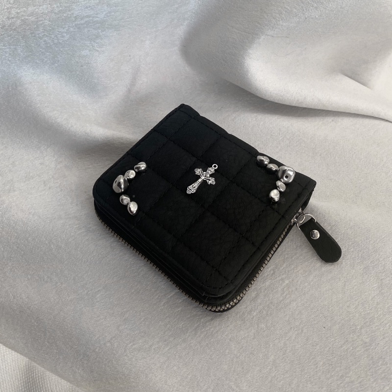 Ví tiền giá rẻ nam nữ chữ thập chromeheart quà sinh nhật