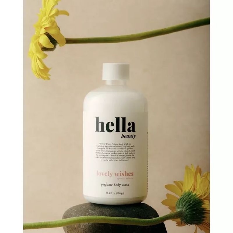 Sữa Tắm Nước Hoa Thơm Lâu Trắng Da 500g Hella Beauty An Toàn Cho Da Nhạy Cảm Dưỡng Ẩm Mịn, Lưu Hương Lâu