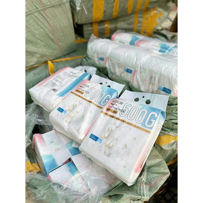 Khăn lau đa năng túi 150 khăn Geklin chất khăn mềm em ái an toàn cho da