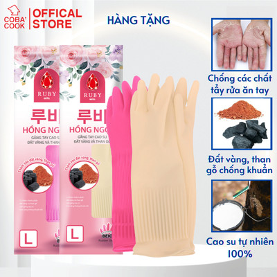 [Hàng Tặng] Bộ 2 Đôi Găng Tay Ruby Hàn Quốc Thương Hiệu BEIGL 39cm