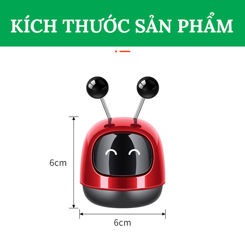 Sáp Thơm Ô Tô ROBOT Để Taplo Trang Trí Khử Mùi Nội Thất Xe Hơi VERSION 5