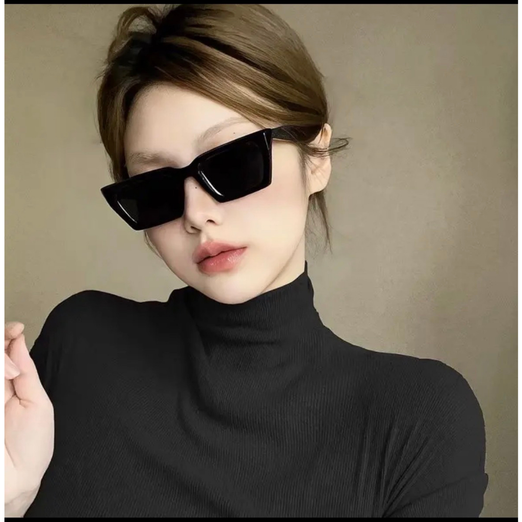 Mắt Kính Nam Nữ Chống UV Thời Trang Form Vuông Xếch Phong Cách