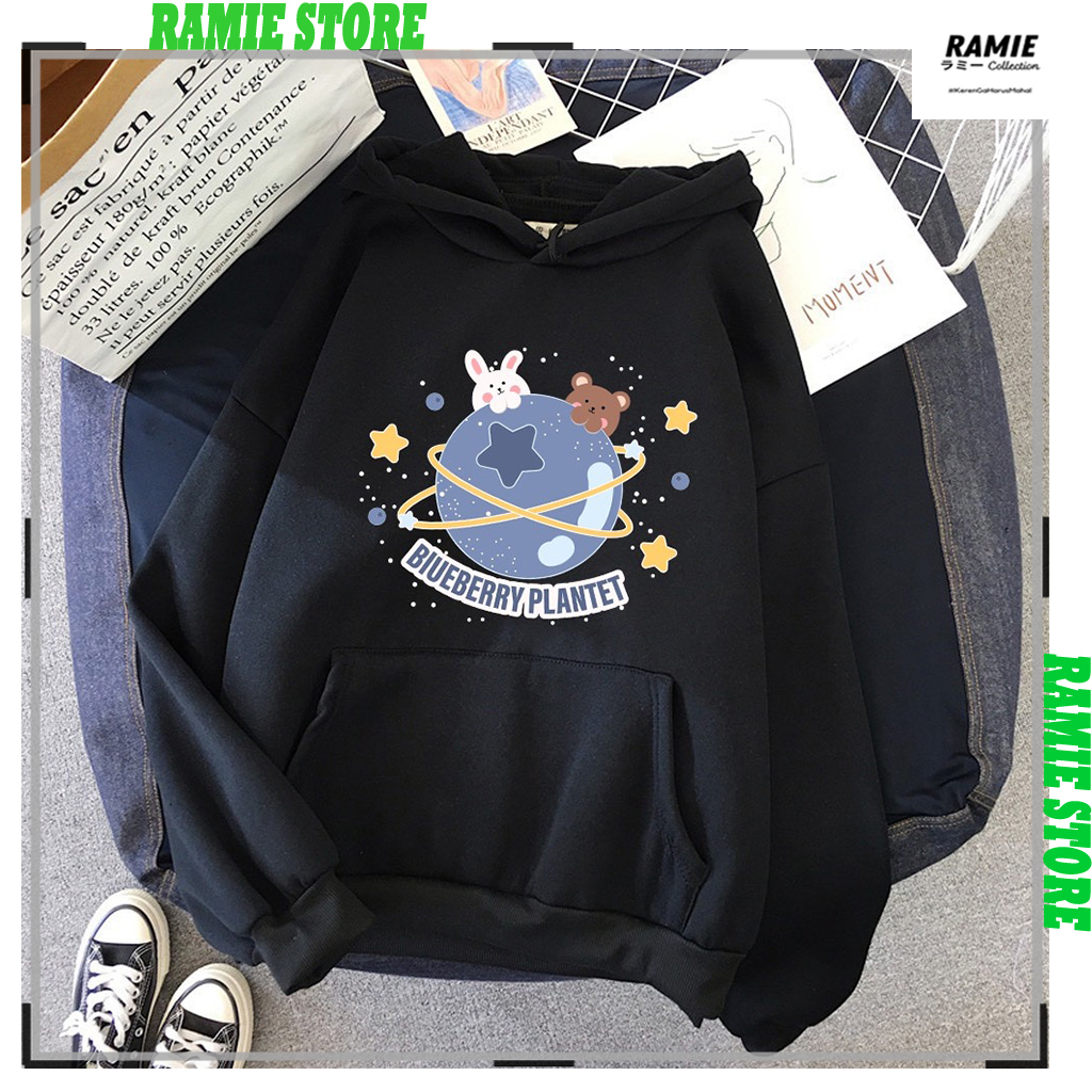 Áo Khoác HOODIE Nam Nữ BERRY Chất Vải Dày Dặn Ấm Áp | Ramiestore1 | mẫu HOT bán chạy