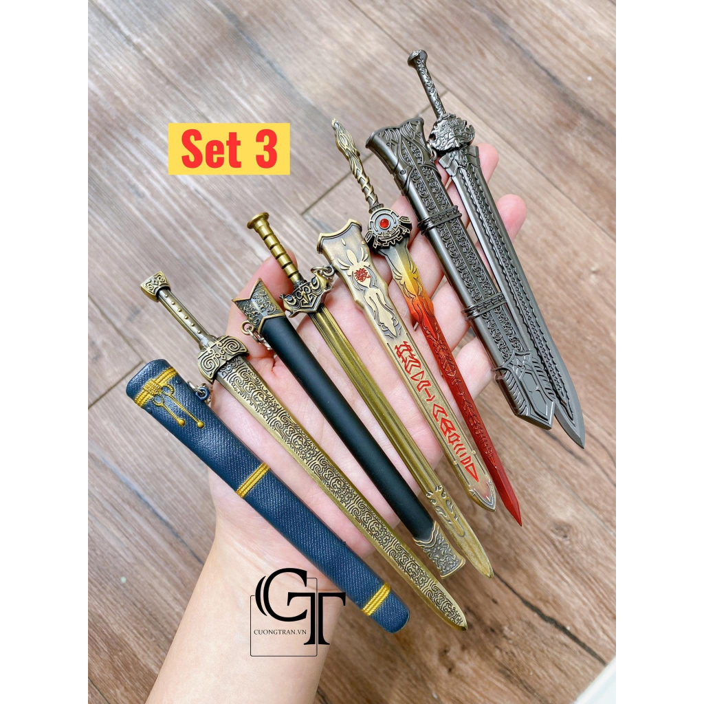 Mô hình Ki.ếm Hán | Nhiều mẫu | Size 17cm